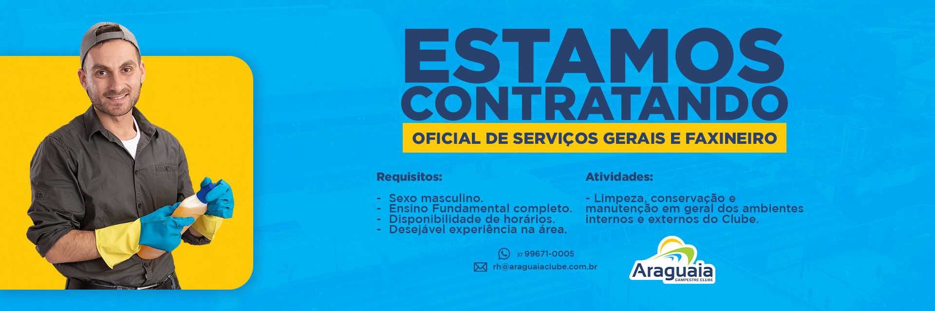OFICIAL DE SERVIÇOS GERAIS E FAXINEIRO - SITE